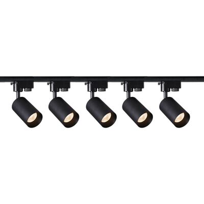 Zestaw Szynoprzewód 2m czarny + 5x Lampa MALGA T Black + Końcówka zasilająca czarna + Zaślepka czarna EDO Zestaw Szynoprzewód 2m czarny + 5x Lampa MALGA T Black + Końcówka zasilająca czarna + Zaślepka czarna EDO