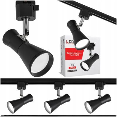 inna (Inny) Zestaw szynoprzewód szyna 1m lampa LED tuba GU10 x3 oświetlenie szynowe inna (Inny) Zestaw szynoprzewód szyna 1m lampa LED tuba GU10 x3 oświetlenie szynowe
