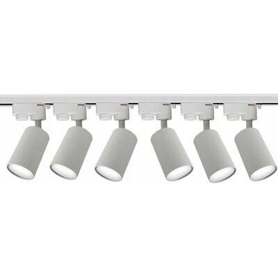Zestaw Szynoprzewód Szyna 2m + 6x Lampa GU10 LED SuperLED Zestaw Szynoprzewód Szyna 2m + 6x Lampa GU10 LED SuperLED
