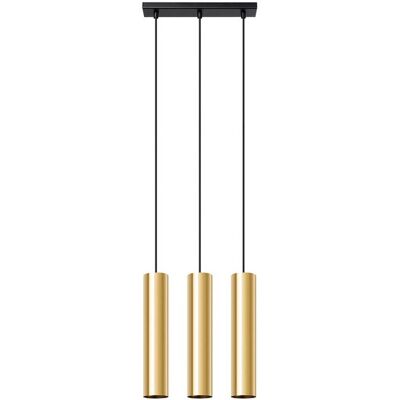 Iga Złota Lampa Wisząca LAGUNA 3 Nowoczesny Design 3x GU10 Iga Złota Lampa Wisząca LAGUNA 3 Nowoczesny Design 3x GU10