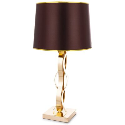 ART Złota Nowoczesna Lampka Nocna Lampa Stołowa Dekoracyjna Do Salonu Sypialni ART Złota Nowoczesna Lampka Nocna Lampa Stołowa Dekoracyjna Do Salonu Sypialni