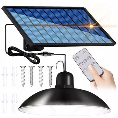 Inny producent Żyrandol solarny LED lampa solarna wisząca sufitowa czujnik zmierzchu Inny producent Żyrandol solarny LED lampa solarna wisząca sufitowa czujnik zmierzchu