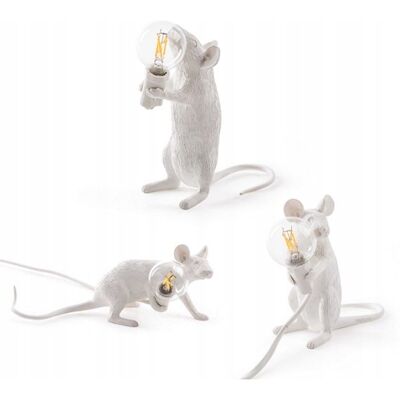 Inny producent Żywica szczur mysz lampa LED dekoracja biurka A Inny producent Żywica szczur mysz lampa LED dekoracja biurka A
