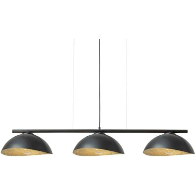 Żywicowa lampa zwieszana Solar 40579 Sigma kopułowe klosze czarna złota Żywicowa lampa zwieszana Solar 40579 Sigma kopułowe klosze czarna złota