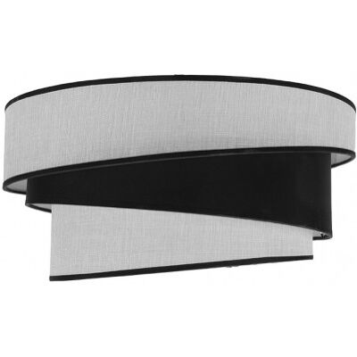 Inny producent Abażur Fabrilamp Hara, Wiszący/podłogowy, E27, Biały / Czarny, 40 × 30 × 20 Cm Inny producent Abażur Fabrilamp Hara, Wiszący/podłogowy, E27, Biały / Czarny, 40 × 30 × 20 Cm