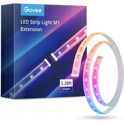Govee H100e Pasek Led 1m Rgbic+ Wi-Fi Bluetooth Matter Przedłużacz Govee H100e Pasek Led 1m Rgbic+ Wi-Fi Bluetooth Matter Przedłużacz