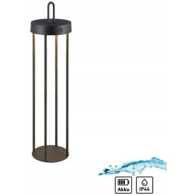 Zuma Line Just Light Lampa stołowa LED 1.5W IP44 ANSELM czarna, bezprzewodowa Zuma Line Just Light Lampa stołowa LED 1.5W IP44 ANSELM czarna, bezprzewodowa