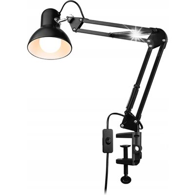 Lampa kreślarska biurkowa Tracer Architekt E27 2w1 stawiana lub przykręcana Lampa kreślarska biurkowa Tracer Architekt E27 2w1 stawiana lub przykręcana