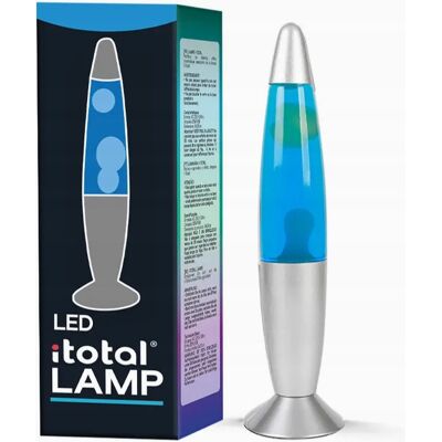 ABC Lampa lawowa magma LAVA LAWA lampka XL2674 Srebra Niebieska magmowa Itotal ABC Lampa lawowa magma LAVA LAWA lampka XL2674 Srebra Niebieska magmowa Itotal