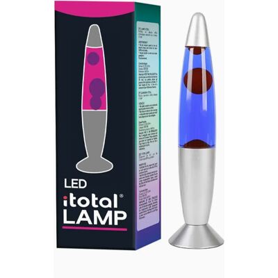 ABC Lampa lawowa magma LAVA LAWA lampka XL2675 Srebrna Niebieska magmowa Itotal ABC Lampa lawowa magma LAVA LAWA lampka XL2675 Srebrna Niebieska magmowa Itotal