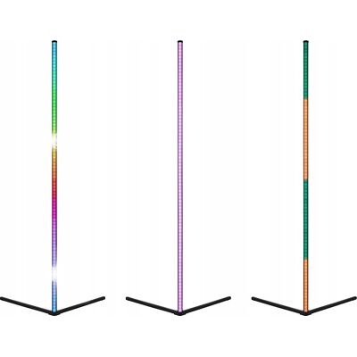 Tracer LAMPA NAROŻNA PODŁOGOWA STOJĄCA RGB LED PILOT APLIKACJA MUSIC SENSOR 140CM Tracer LAMPA NAROŻNA PODŁOGOWA STOJĄCA RGB LED PILOT APLIKACJA MUSIC SENSOR 140CM