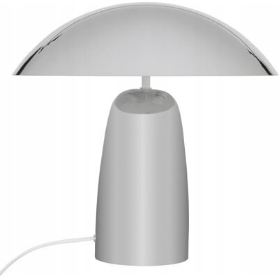 Atmosphera Lampa Nocna Grzybek Metalowa Srebrna Średnica 36 Cm Wysokość 34 Cm Atmosphera Lampa Nocna Grzybek Metalowa Srebrna Średnica 36 Cm Wysokość 34 Cm