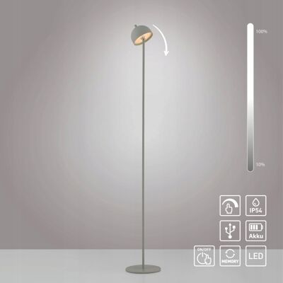 Paul Neuhaus Lampa podłogowa LED zielona do salonu sypialni biura, na taras - BELLIS Paul Neuhaus Lampa podłogowa LED zielona do salonu sypialni biura, na taras - BELLIS