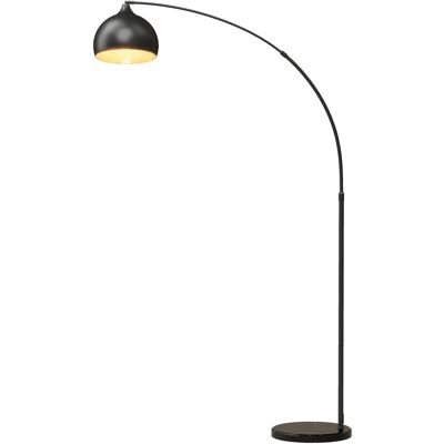 Homcom Lampa Podłogowa, Regulacja Wysokości 170-180 Cm, Ramię Obrotowe, Czarna Homcom Lampa Podłogowa, Regulacja Wysokości 170-180 Cm, Ramię Obrotowe, Czarna