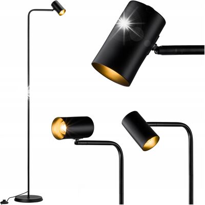 Tracer LAMPA PODŁOGOWA STOJĄCA LED E27 NOWOCZESNA CZARNA REGULOWANA DO SALONU LOFT Tracer LAMPA PODŁOGOWA STOJĄCA LED E27 NOWOCZESNA CZARNA REGULOWANA DO SALONU LOFT
