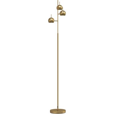 Homcom Lampa Stojąca Do Salonu, 3-Punktowa, Z Wyłącznikiem Nożnym, Bez Żarówek Homcom Lampa Stojąca Do Salonu, 3-Punktowa, Z Wyłącznikiem Nożnym, Bez Żarówek