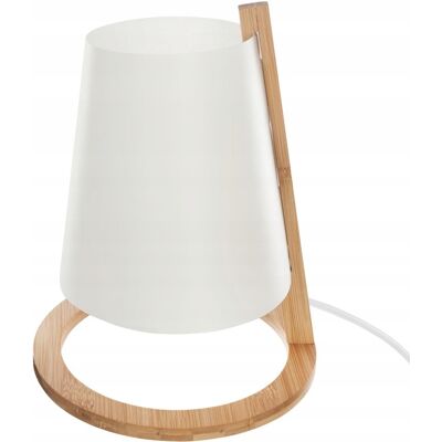 Atmosphera LAMPA STOŁOWA BAMBUSOWA LAMPKA NOCNA 26 CM MODNA Atmosphera LAMPA STOŁOWA BAMBUSOWA LAMPKA NOCNA 26 CM MODNA