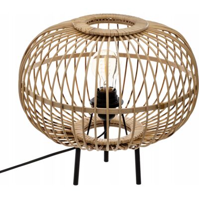 Atmosphera LAMPA STOŁOWA BAMBUSOWA LAPA W STYLU BOHO 31x34 cm Atmosphera LAMPA STOŁOWA BAMBUSOWA LAPA W STYLU BOHO 31x34 cm