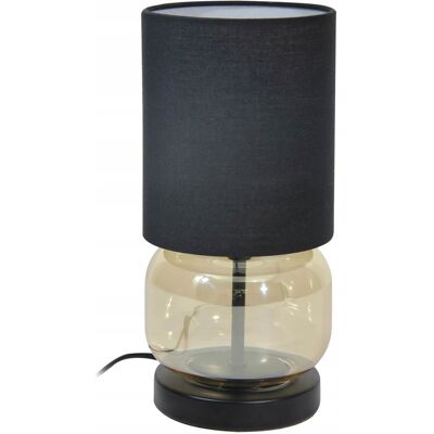 ITALUX Lampa stołowa lampka nocna stylowa do sypialni salonu bursztynowa DORME ITALUX Lampa stołowa lampka nocna stylowa do sypialni salonu bursztynowa DORME