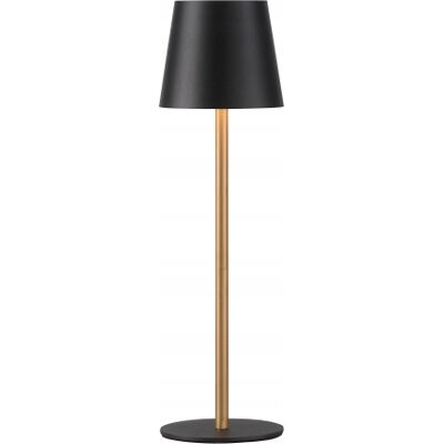 Zuma Line Lampa stołowa LED Just Light czarna mosiężna USB dotykowa IP54 EURIA Zuma Line Lampa stołowa LED Just Light czarna mosiężna USB dotykowa IP54 EURIA