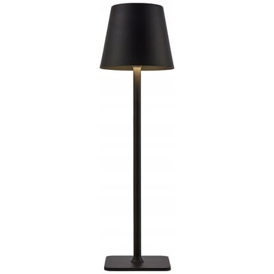 ITALUX Lampa stołowa przenośna LED czarna dotykowa ze ściemniaczem IP54 ATLIS ITALUX Lampa stołowa przenośna LED czarna dotykowa ze ściemniaczem IP54 ATLIS