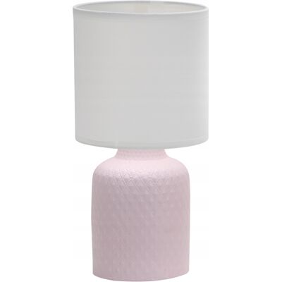 Candellux Lampa Stołowa Różowa Lampka Nocna Do Sypialni, Salonu Abażur Iner Candellux Lampa Stołowa Różowa Lampka Nocna Do Sypialni, Salonu Abażur Iner