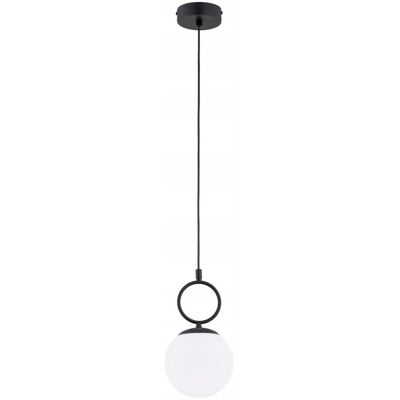 Lampa Sufitowa Sitro 1xe14 Czarna Biały Klosz Kule Alfa 61468 Pojedyncza Lampa Sufitowa Sitro 1xe14 Czarna Biały Klosz Kule Alfa 61468 Pojedyncza