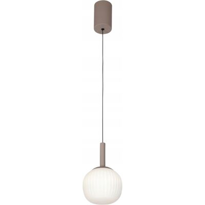 ITALUX Lampa sufitowa wisząca brązowa żyrandol LED CCT do salonu i sypialni MONTES ITALUX Lampa sufitowa wisząca brązowa żyrandol LED CCT do salonu i sypialni MONTES
