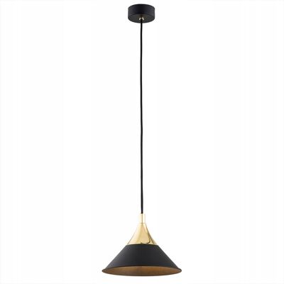 Argon Lampa Sufitowa Wisząca Czarna Złota Do Salonu Sypialni Pokoju - Masseto Xx Argon Lampa Sufitowa Wisząca Czarna Złota Do Salonu Sypialni Pokoju - Masseto Xx