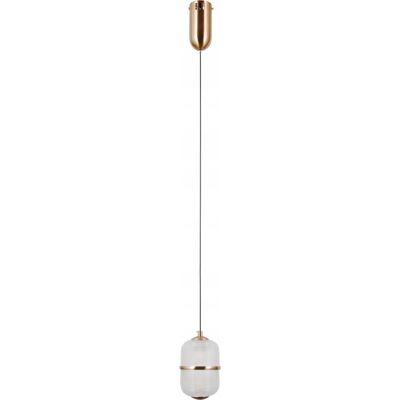 ITALUX Lampa sufitowa wisząca złota LED żyrandol do salonu, sypialni, kuchni ALANI ITALUX Lampa sufitowa wisząca złota LED żyrandol do salonu, sypialni, kuchni ALANI