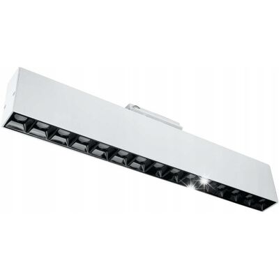 DPM Lampa szynowa LED liniowa regulowana, 15W, 1350 lm, 4000 K, biała, X-LINE DPM Lampa szynowa LED liniowa regulowana, 15W, 1350 lm, 4000 K, biała, X-LINE