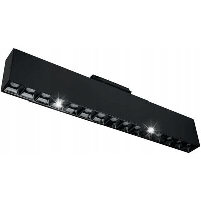 DPM Lampa szynowa LED liniowa regulowana, 15W, 1350 lm, 4000 K, czarna, X-LINE DPM Lampa szynowa LED liniowa regulowana, 15W, 1350 lm, 4000 K, czarna, X-LINE