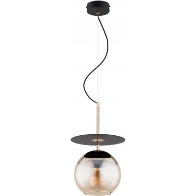 Lampa Wisząca Alfa Qeency 61502 Żyrandol Klosz Kula Czarny Stare Złoto Lampa Wisząca Alfa Qeency 61502 Żyrandol Klosz Kula Czarny Stare Złoto