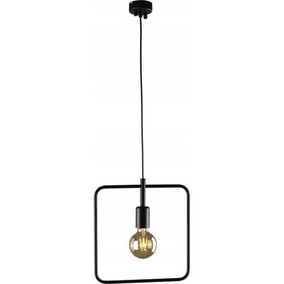 Lampa Wisząca Czarna Kwadratowa Ramka Kaja Tobik Lampa Wisząca Czarna Kwadratowa Ramka Kaja Tobik
