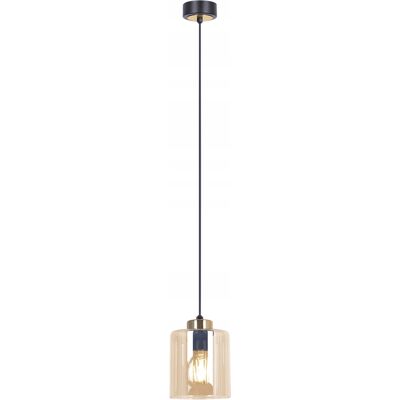 Lampa wisząca Kaja AURELIA K-5520 czarna/bursztyn E27 1x15W IP20 Lampa wisząca Kaja AURELIA K-5520 czarna/bursztyn E27 1x15W IP20