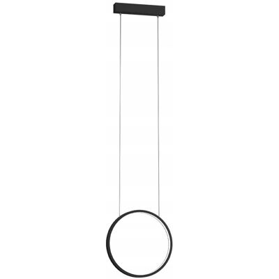 Lampa wisząca nowoczesna LED czarna ring pionowa okrągła 27 cm 4000K Shilo Lampa wisząca nowoczesna LED czarna ring pionowa okrągła 27 cm 4000K Shilo