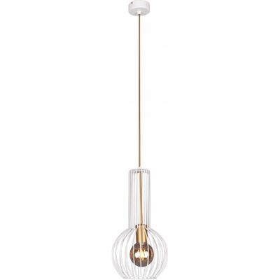 Lampa wisząca punktowa nowoczesna biała złota nad stół wyspę bar Kaja Lampa wisząca punktowa nowoczesna biała złota nad stół wyspę bar Kaja