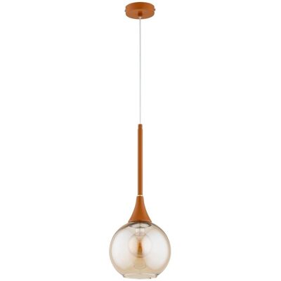 Lampa Wisząca Zwis Alfa Lariko 61507 Klosz Kula Bursztynowy Lampa Wisząca Zwis Alfa Lariko 61507 Klosz Kula Bursztynowy