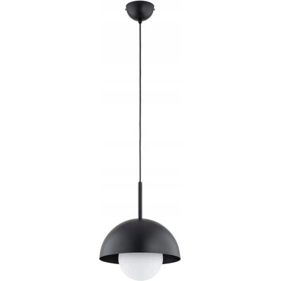 Lampa Wisząca Zwis Alfa Neon 61463 Klosz Kopuła Czarny Biały Lampa Wisząca Zwis Alfa Neon 61463 Klosz Kopuła Czarny Biały
