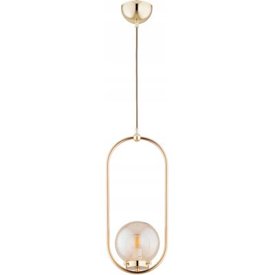 Lampa Wisząca Zwis Alfa Oval 61453 Szklany Klosz 1xe14 Złoty Biały Lampa Wisząca Zwis Alfa Oval 61453 Szklany Klosz 1xe14 Złoty Biały