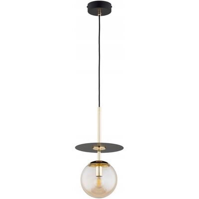 Lampa Wisząca Zwis Alfa Qeency 61495 Żyrandol Bursztynowy Klosz Czarny Lampa Wisząca Zwis Alfa Qeency 61495 Żyrandol Bursztynowy Klosz Czarny
