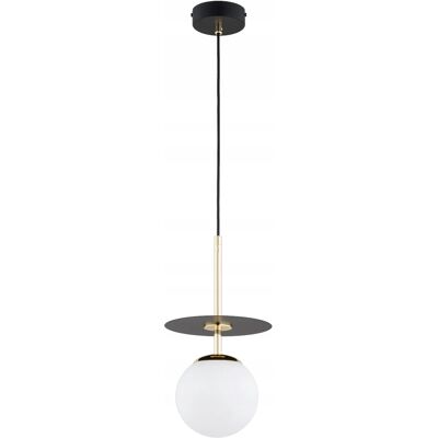Lampa Wisząca Zwis Alfa Qeency 61496 Klosz Kula Szklana Czarny Złoty Lampa Wisząca Zwis Alfa Qeency 61496 Klosz Kula Szklana Czarny Złoty