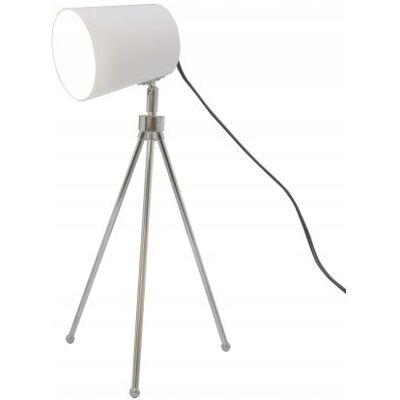 Lampka Biurkowa I Stołowa W Kolorze Białym 60w E27 Ls003 Pixo Nilsen Lampka Biurkowa I Stołowa W Kolorze Białym 60w E27 Ls003 Pixo Nilsen