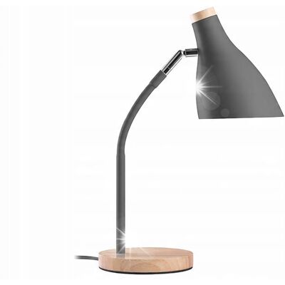 Lampka biurkowa Tracer Scandi 40W Zasilanie Sieciowe Regulowana szara Lampka biurkowa Tracer Scandi 40W Zasilanie Sieciowe Regulowana szara
