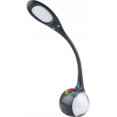 Lampka Biurkowa Z Rgb Lampa Na Biurko Z Nocnym Podświetleniem Szara Nilsen Lampka Biurkowa Z Rgb Lampa Na Biurko Z Nocnym Podświetleniem Szara Nilsen
