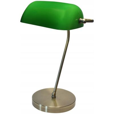 Lampka Gabinetowa Bankierska Lampa Stołowa Zielona Do Biura Mosiądz Nilsen Lampka Gabinetowa Bankierska Lampa Stołowa Zielona Do Biura Mosiądz Nilsen