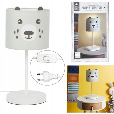 ABC Lampka Lampa Stojąca MIŚ metlowa noga porządna z MISIEM na szafkę nocna 36 ABC Lampka Lampa Stojąca MIŚ metlowa noga porządna z MISIEM na szafkę nocna 36