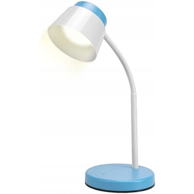 Lampka Led Na Biurko Niebieska Ściemnialna 6w Oświetlenie Biurkowe Nilsen Lampka Led Na Biurko Niebieska Ściemnialna 6w Oświetlenie Biurkowe Nilsen
