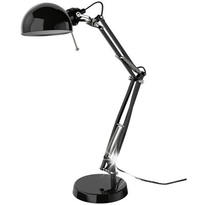 Lampka nocna biurkowa na biurko do czytania regulowana E14 IKEA FORSÅ czarn Lampka nocna biurkowa na biurko do czytania regulowana E14 IKEA FORSÅ czarn
