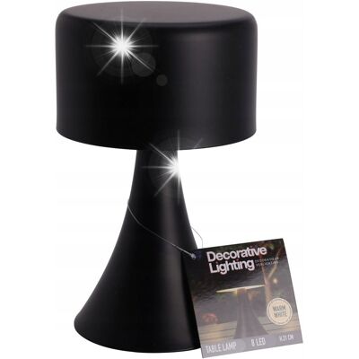 Koopman LAMPKA NOCNA LED BEZPRZEWODOWA BIURKOWA DOTYKOWA CZARNA METALOWA STOŁOWA Koopman LAMPKA NOCNA LED BEZPRZEWODOWA BIURKOWA DOTYKOWA CZARNA METALOWA STOŁOWA